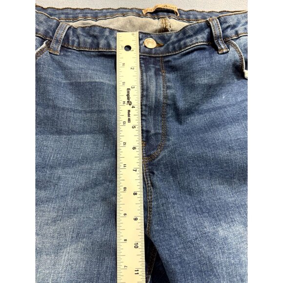 Denim & Co Women's Vintage 1969 Skinny Jeans Mid Rise Blue Size 16 - Picture 8 of 11